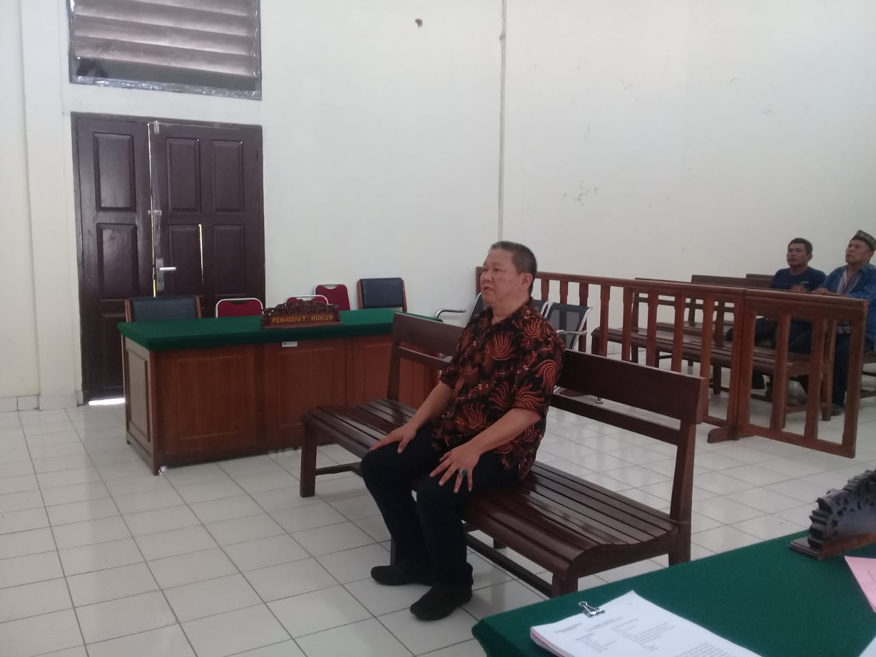 Dugaan Perusakan Kawasan Hutan, Terdakwa Atong Disidang, Sejumlah Saksi Beri Keterangan