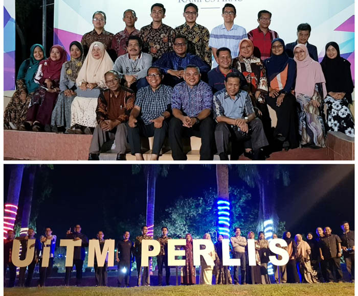 Rektor Zailuddin Hidangkan Suasana Malam ke Dosen UIR di UiTM Perlis