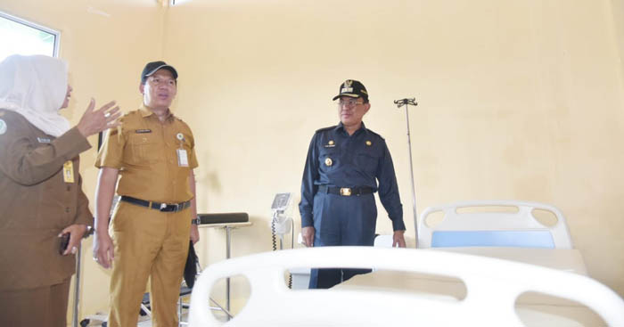 Bupati Inhil Sampaikan Soal Penanganan Karhutla Saat Peresmian UPT Puskesmas Pulau Burung