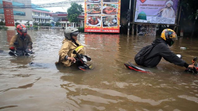 Dua Proyek Antibanjir DKI Jakarta Mandek