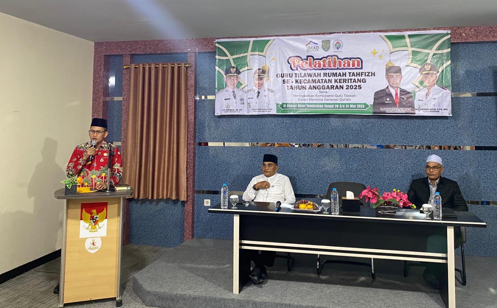 BKAD Keritang Gelar Pelatihan Guru Tilawah