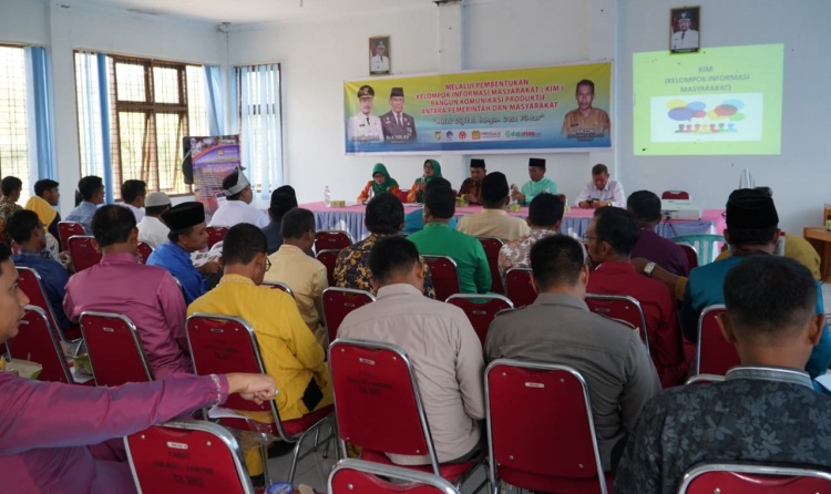 Kepala Desa se-Kecamatan XIII Koto Kampar Ikuti Pembentukan KIM