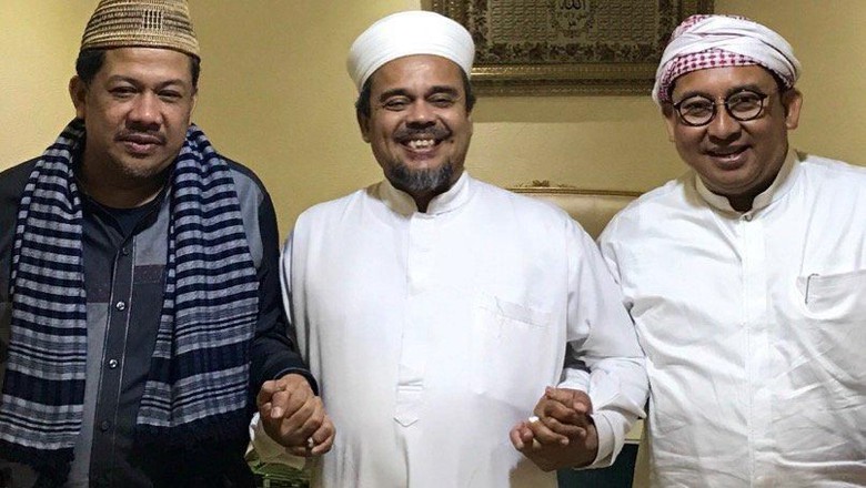Fadli Zon-Fahri Hamzah Temui Habib Rizieq di Makkah, Ngobrol Hingga Subuh