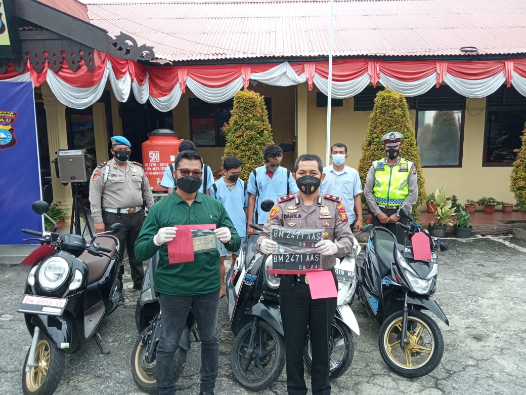 Sindikat Penggelapan Motor Terungkap, Modus Pinjam Jemput Pacar