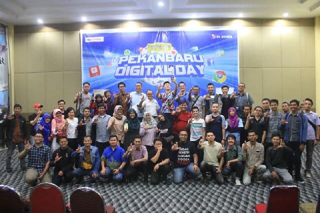 Puluhan Penggiat Sosmed Antusias Ikuti Pekanbaru Digital Day