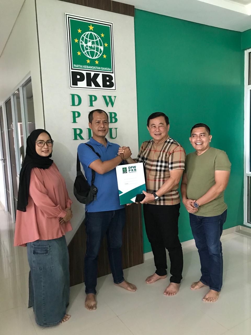 Pilkada 2024, Halim Daftar ke PKB Kuansing