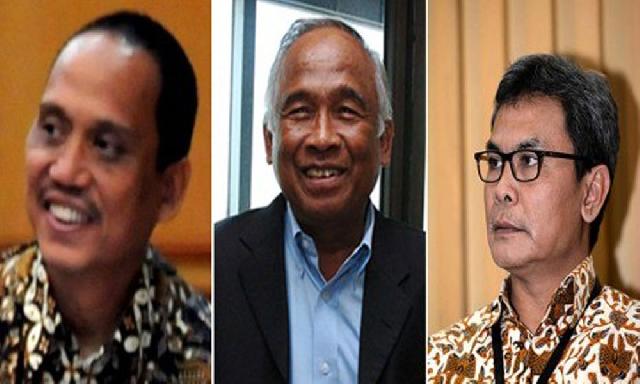 Ruki, Johan Budi dan Seno Adji Resmi Jadi Pimpinan KPK