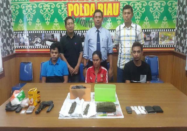 Polda Ringkus 3 Pengedar Narkotika