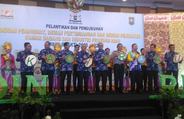 Sempat Tertunda 1 Tahun, Pengurus Kadin Riau Akhirnya Dilantik