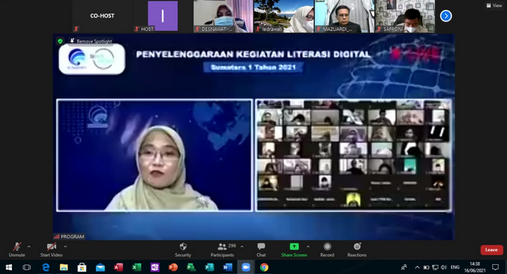 Webinar Literasi Digital Kembali Sukses Digelar di Kota Pekanbaru