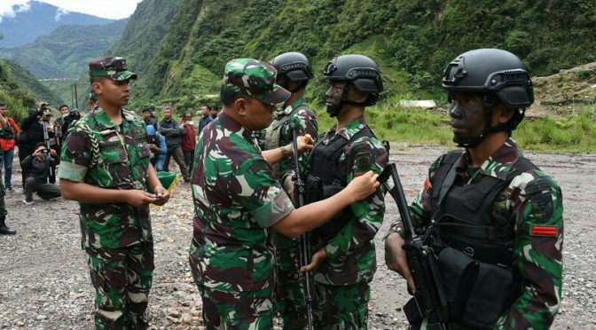 Begini Kronologi Dua Prajurit TNI Tertembak di Papua