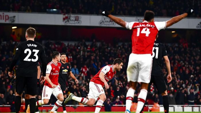 Man United Menyerah 2-0 di Kandang Arsenal