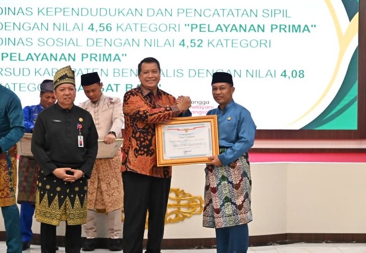 Bengkalis Borong Tiga Penghargaan Dalam Hal Pelayanan Publik 2025