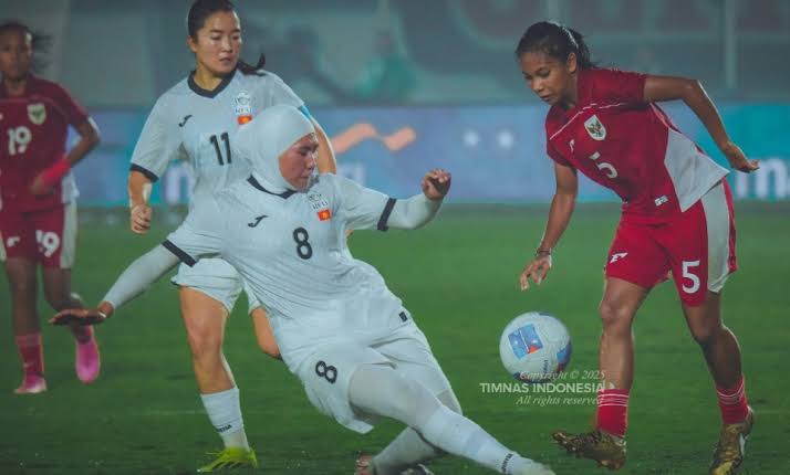 Kualifikasi Piala Asia Putri 2026: Indonesia 1-0 Kirgistan