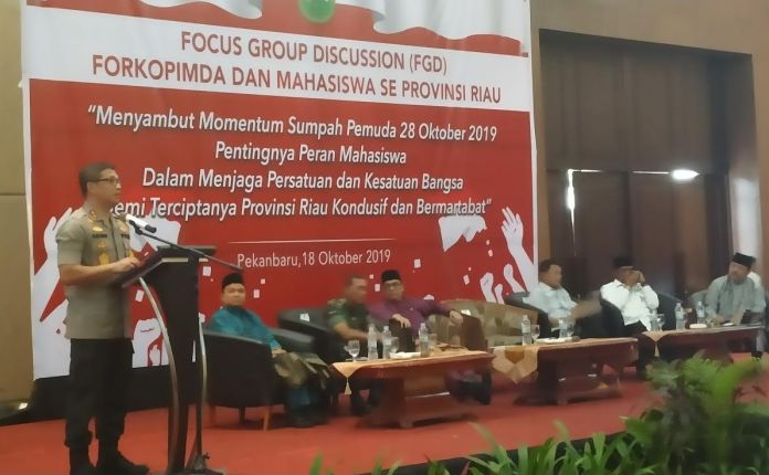 Kapolda Riau: Narkoba Tidak Bisa Dibersihkan dengan Tangan 'Kotor'