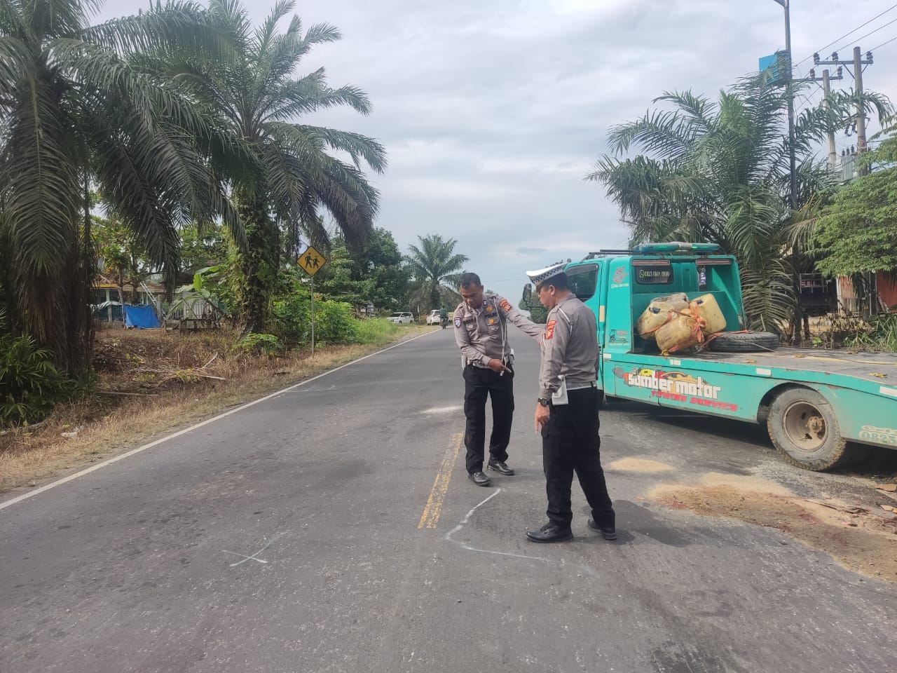 Sopir Gran Max Meninggal Akibat Laka di Lintas Pelalawan