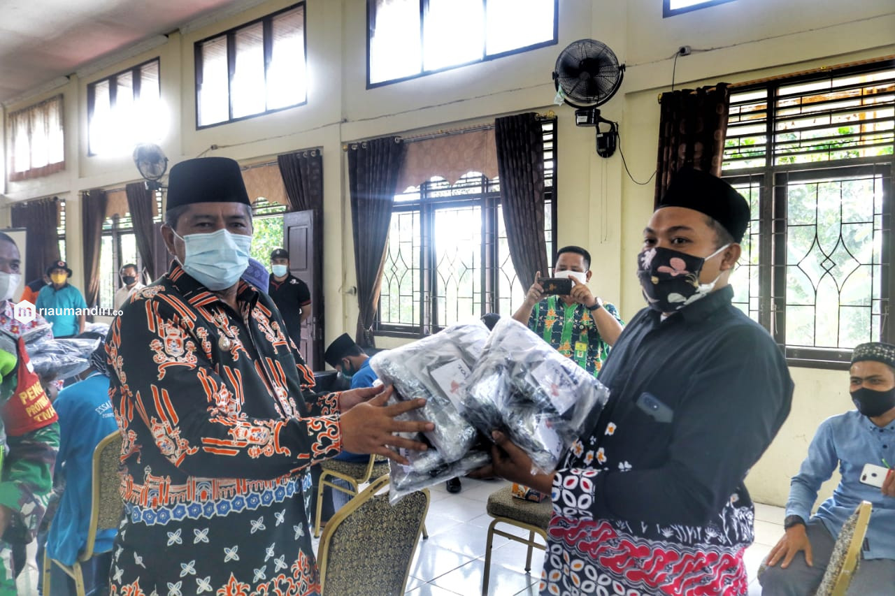 Bupati Siak Ingatkan Rumah Ibadah Sediakan Masker