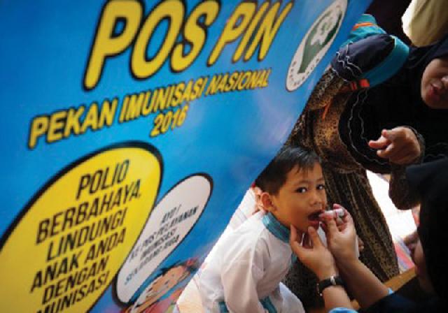 Realisasi Program PIN Polio Capai  95 Persen