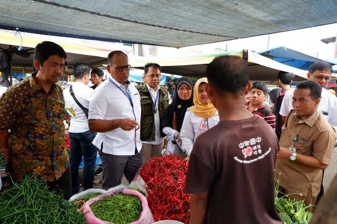 Polda Riau Sidak ke Sejumlah Pasar Tradisional, Ini Temuannya
