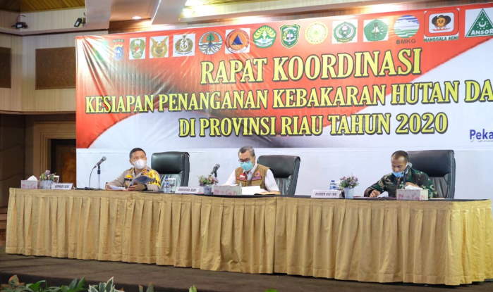 Karhutla 2020, Polda Riau Gelar Rakor