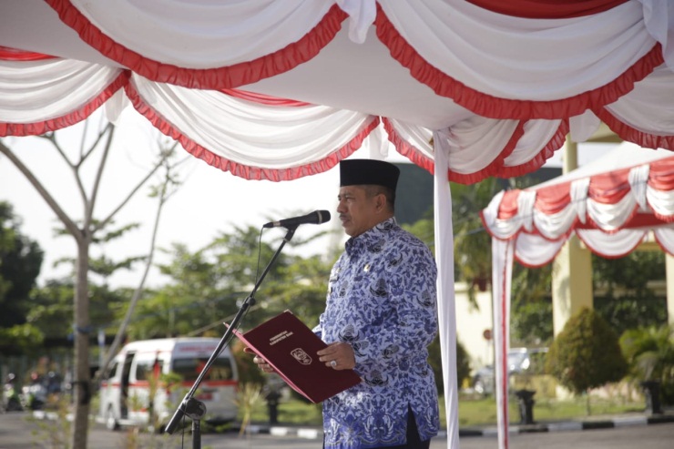 Peringati Harkitnas, Bupati Siak Kenang Jasa KPPS yang Meninggal Karena Tugas