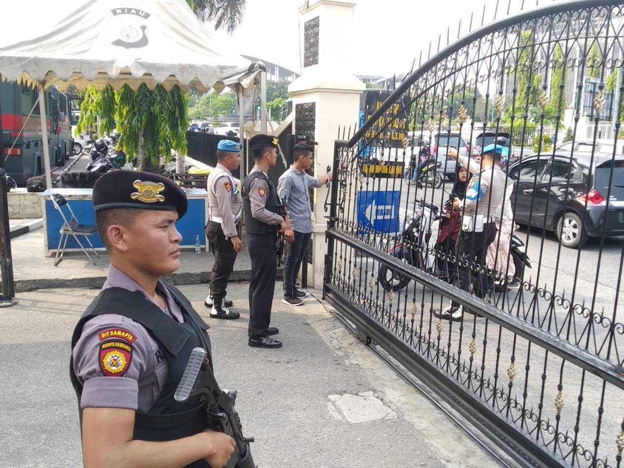 Pascaledakan di Polrestabes Medan, Polisi di Riau Perketat Penjagaan Mako dan Asrama