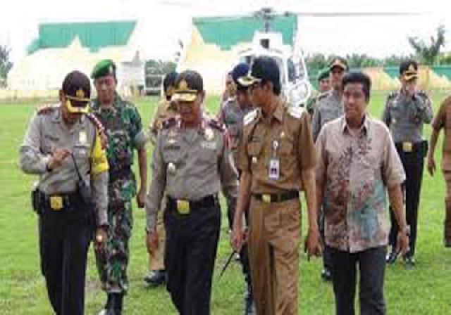 Kapolda Riau Tinjau Pilkada Inhu