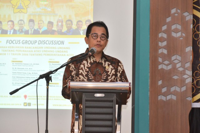 Sekjen DPR RI: UU Pemerintahan Aceh Belum Mampu Tingkatkan Kesejahteraan Masyarakat