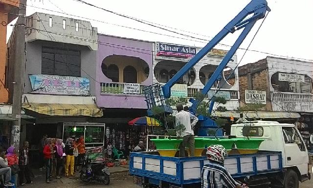 Tanaman Hias Ganti PKL Pasar Duri