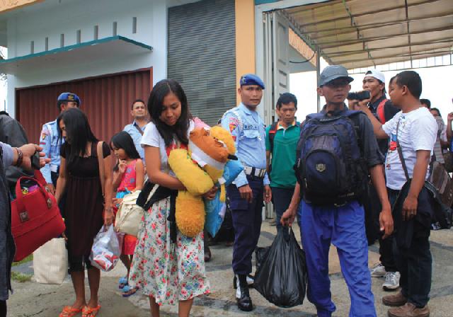 50 Warga Riau Eks Gafatar  Tiba di Pekanbaru