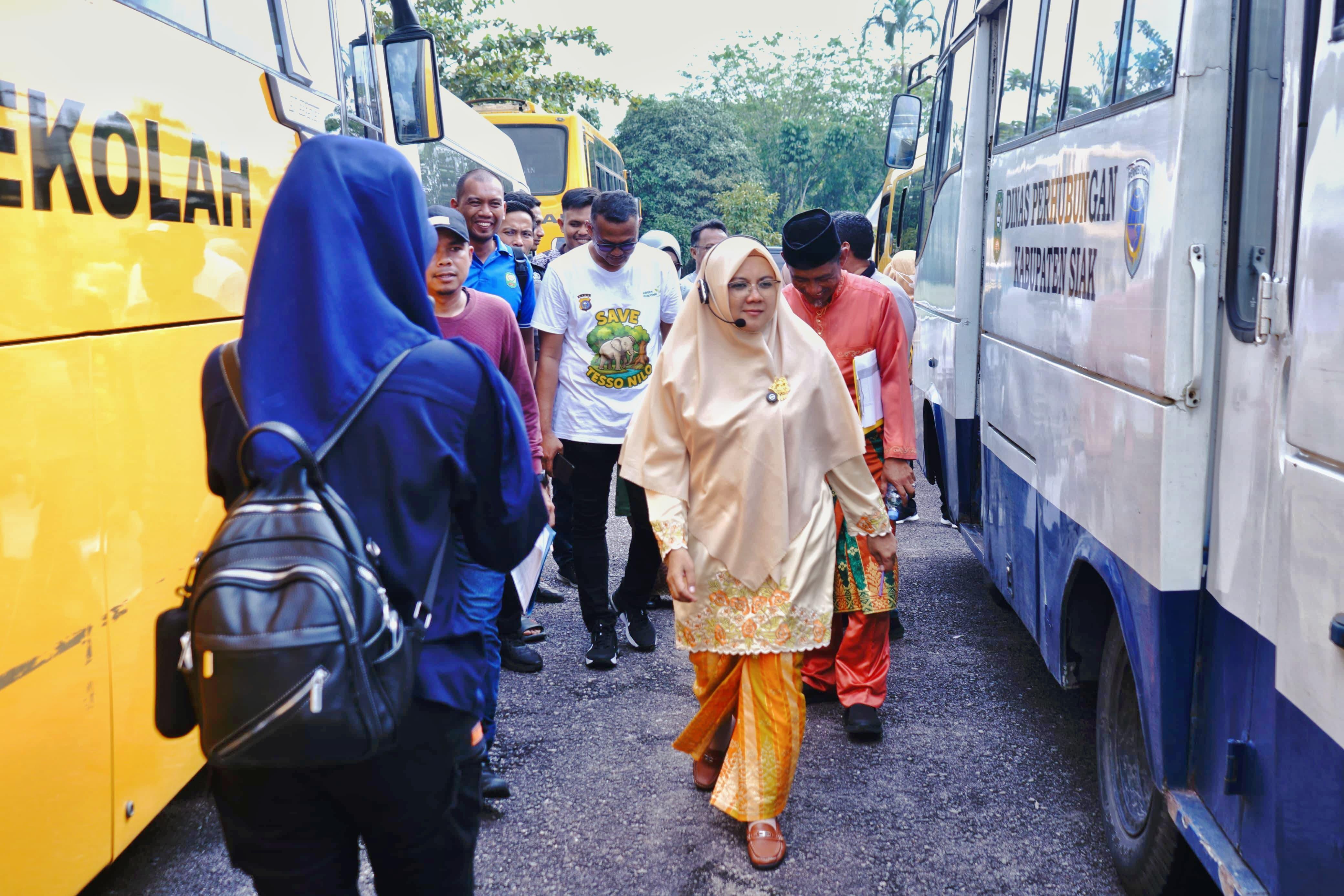 Bupati Afni Cek Mobil Dinas Pemkab Siak: 72 Unit Sewa