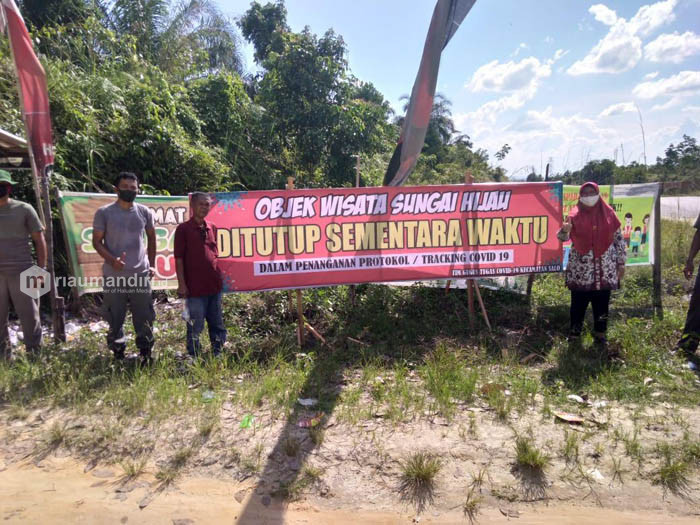 Pasca Kasus Pasien Positif Covid-19, Destinasi Wisata Sungai Hijau Ditutup Sementara