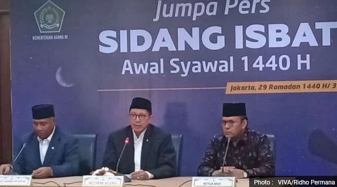 MUI Terima Keputusan Pemerintah Idul Fitri Jatuh Pada 5 Juni