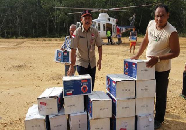 BPBD Riau Minta  Bantuan Heli ke Pusat