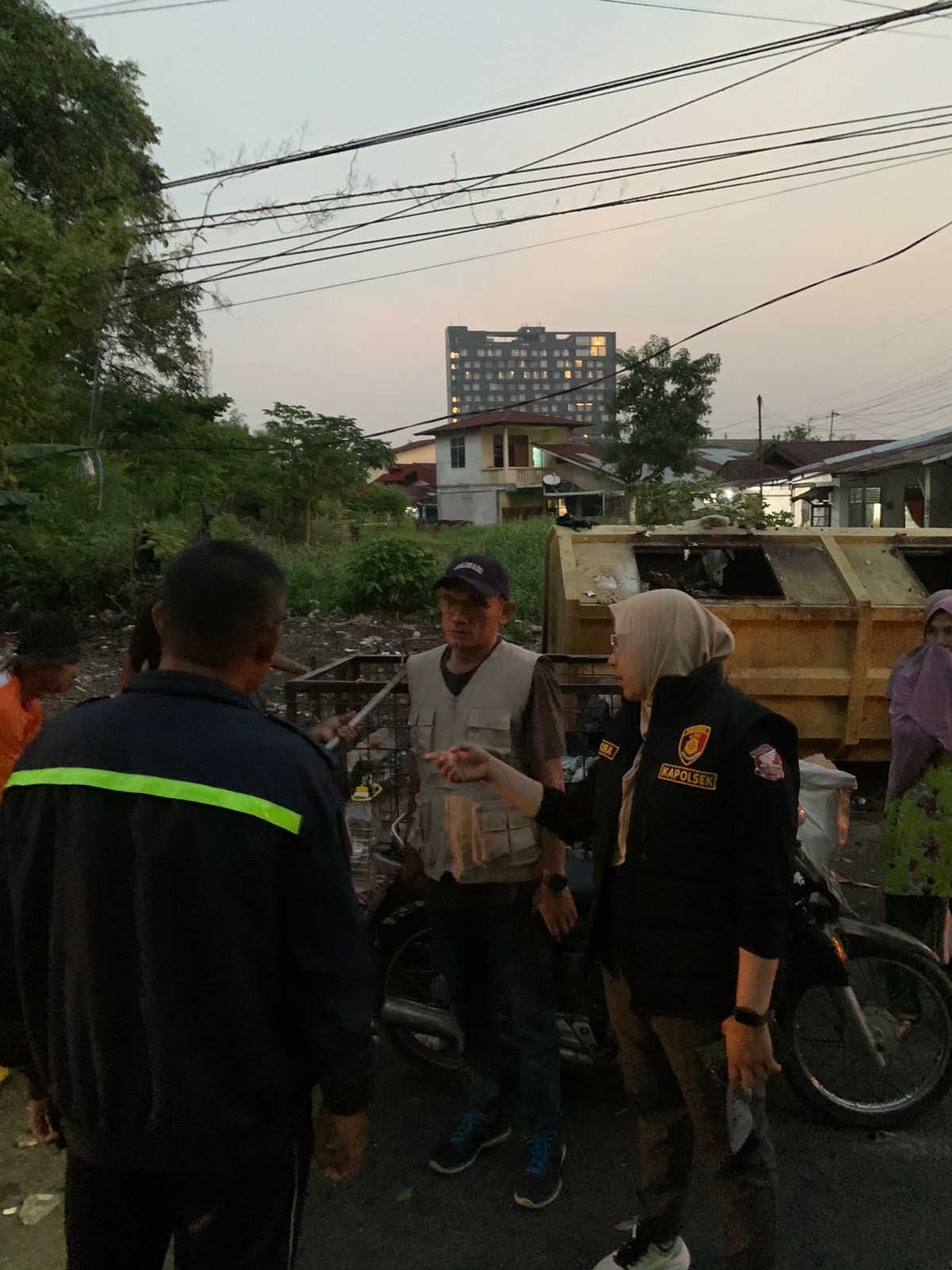 Polsek Senapelan Lakukan Patroli Lokasi TPS