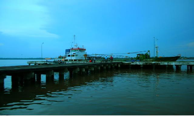 Pelabuhan Kuala Cenaku tak Layak