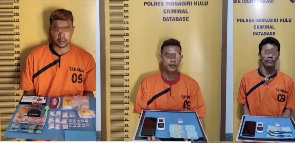 Polres Inhu Amankan 31 Paket Sabu di Rengat