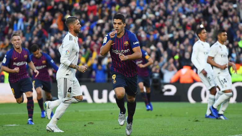 Barcelona Hajar Madrid 5-1, Suarez Hat-trick