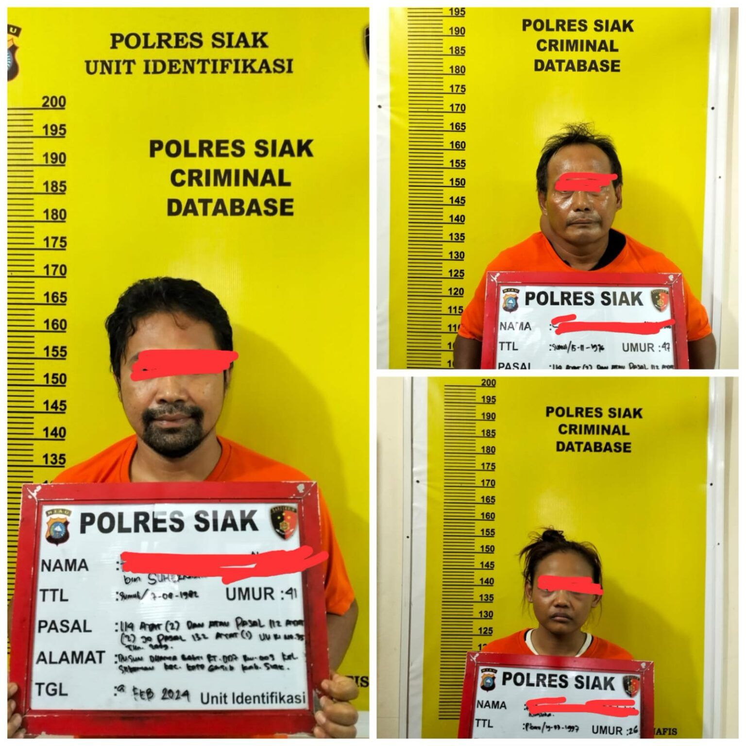 Ketua LSM Penjara Riau dan Istri Dibekuk