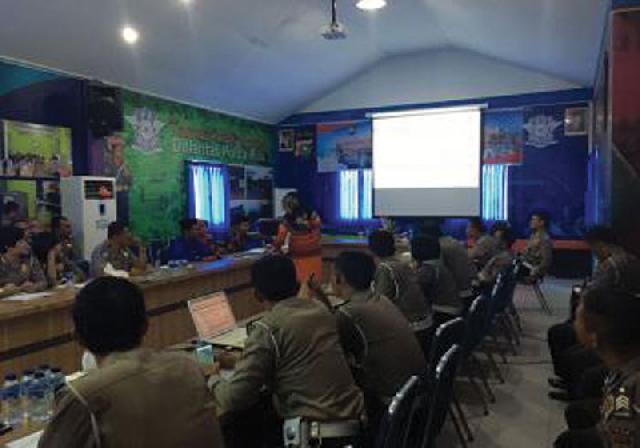 Lantas Polda Riau Dilatih Disdukcapil