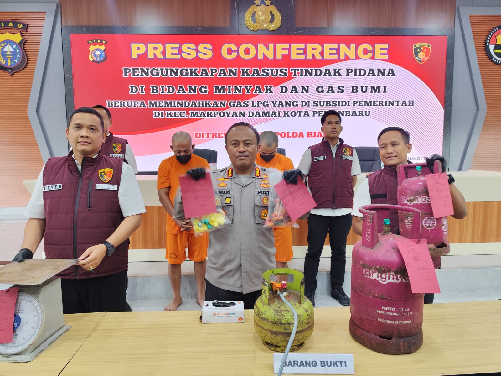 Praktik Gas LPG Oplosan Terbongkar, Dua Orang jadi Tersangka