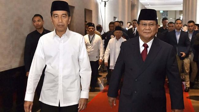 Situng KPU 69%: Jokowi 56,32%, Prabowo 43,68%