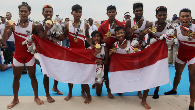 Target Medali Tim Dayung Indonesia di Asian Games 2018 Sudah Terpenuhi