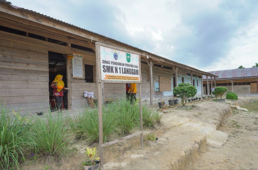 Pakai Dana APBD, SMKN 1 Langgam Akan Punya 3 Ruang Kelas Baru