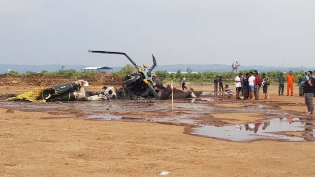 Begini Detik-detik Kecelakaan Helikopter TNI yang Jatuh di Kendal