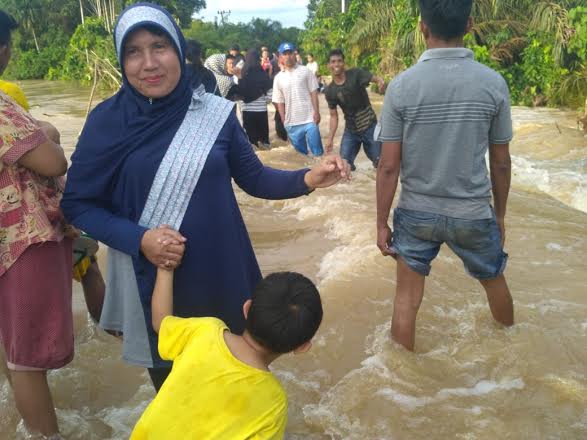 Kerugian Akibat Banjir di Inhu Sudah Mencapai Rp5 Miliar di Bidang Pertanian