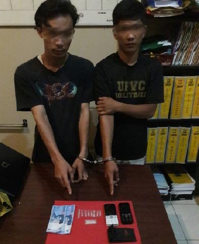 Dua Pemuda Pengedar Sabu Diamankan Polisi
