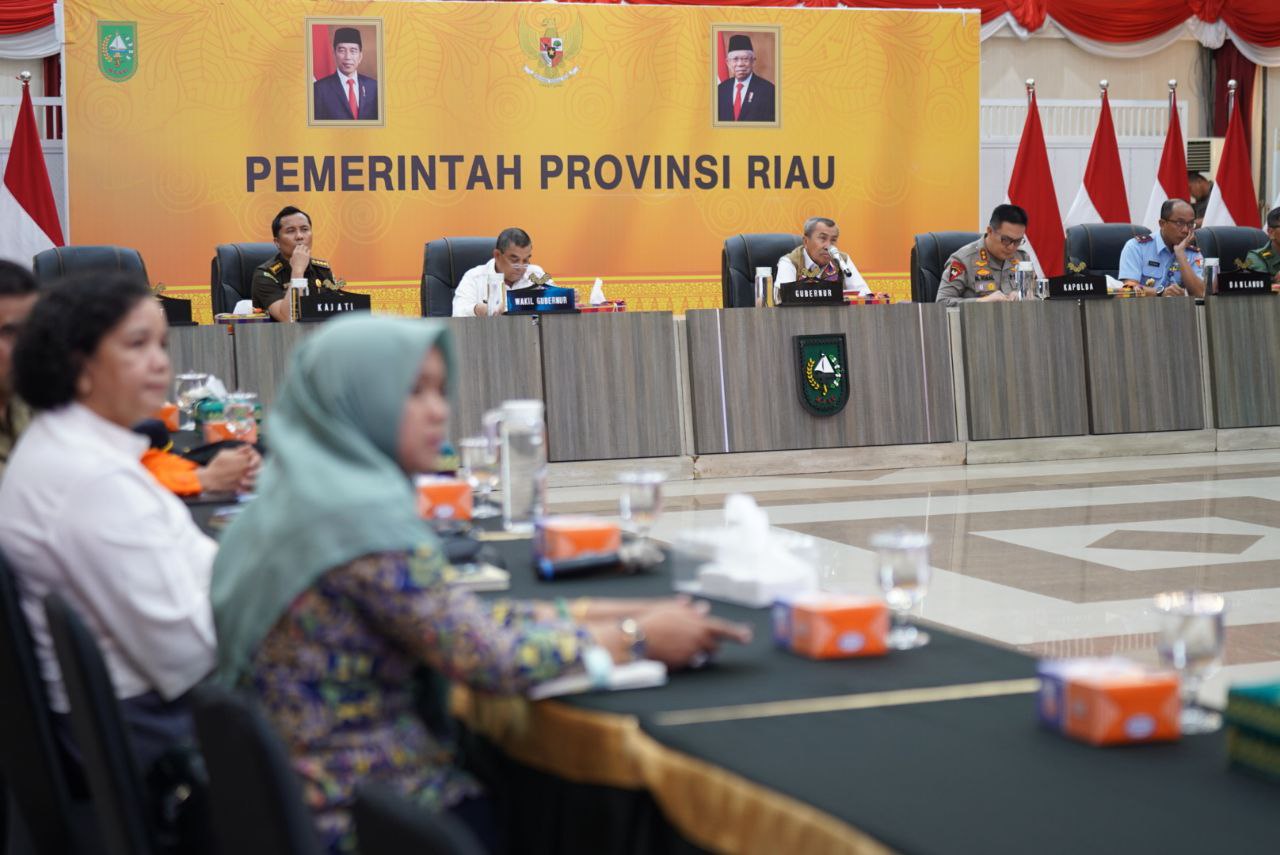 Pemprov Riau Gelar Rakor Kesiapsiagaan Hadapi 'El-Nino'