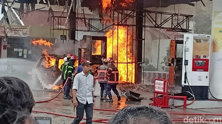 SPBU di Padang Terbakar, Dekat dari Gedung DPRD 