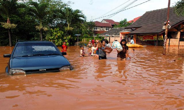 Ratusan Rumah di Petapahan dan Sinambek Terendam Banjir